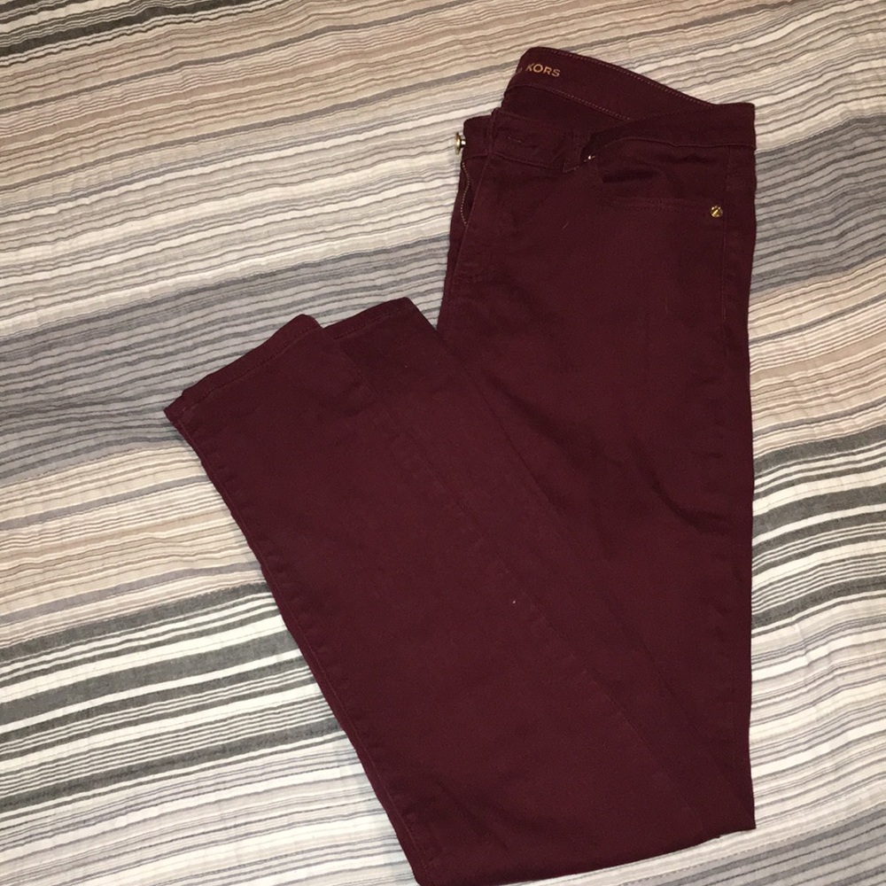 Michael Kors Burgundy size 4